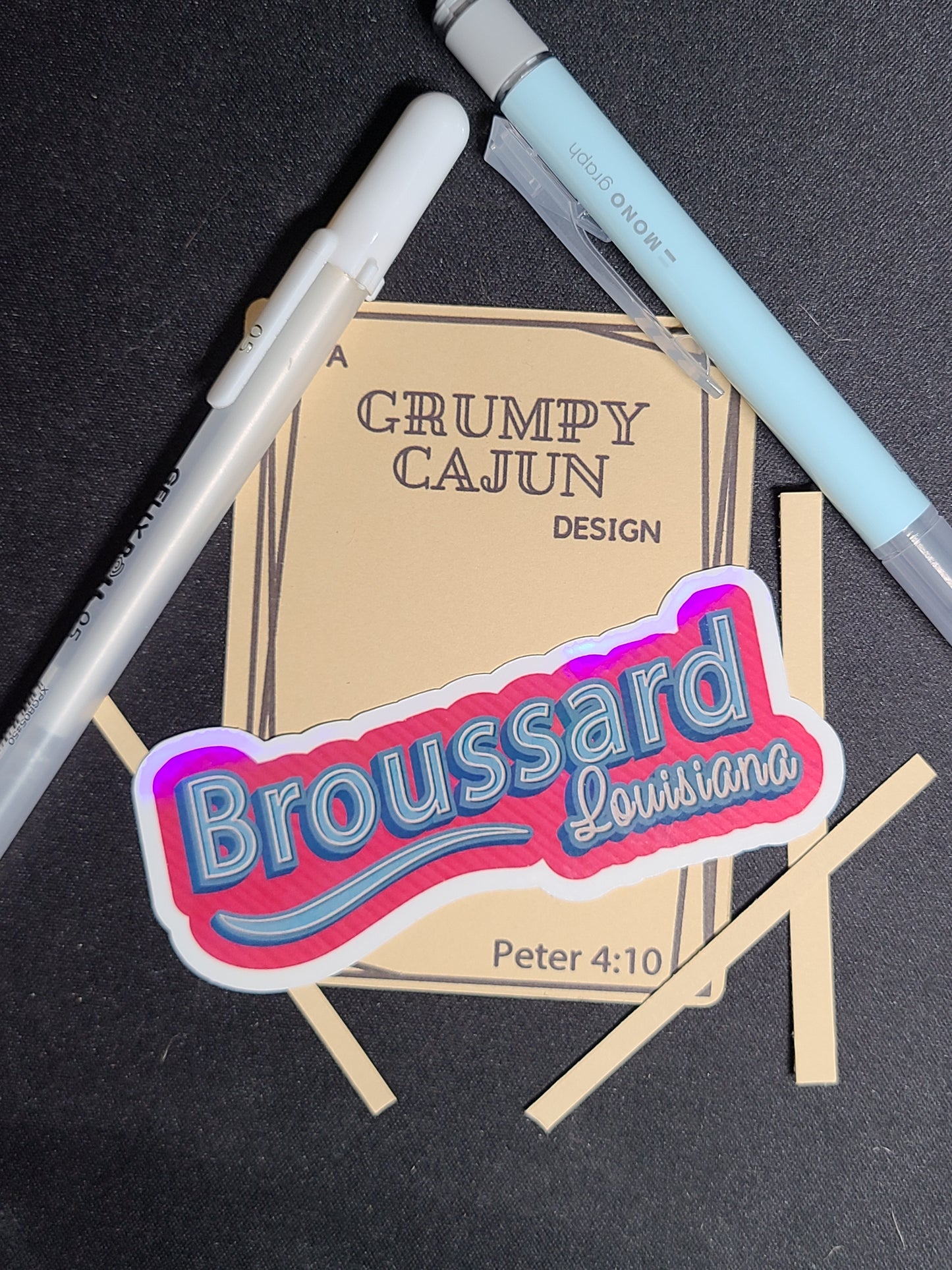 Broussard Louisiana Sticker