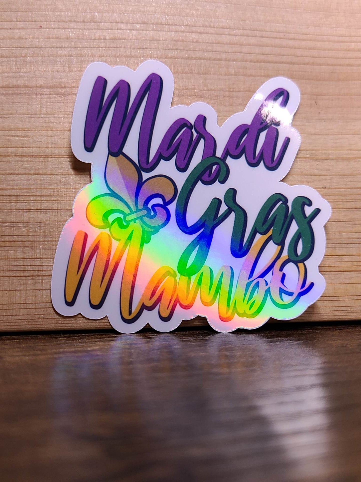 Mardi Gras Mambo Sticker