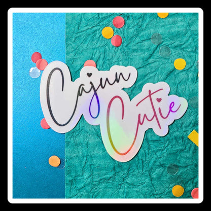 Cajun Cutie Sticker