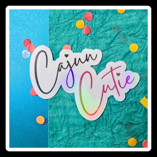 Cajun Cutie Sticker