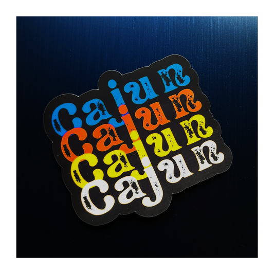 Colorful Cajun Sticker