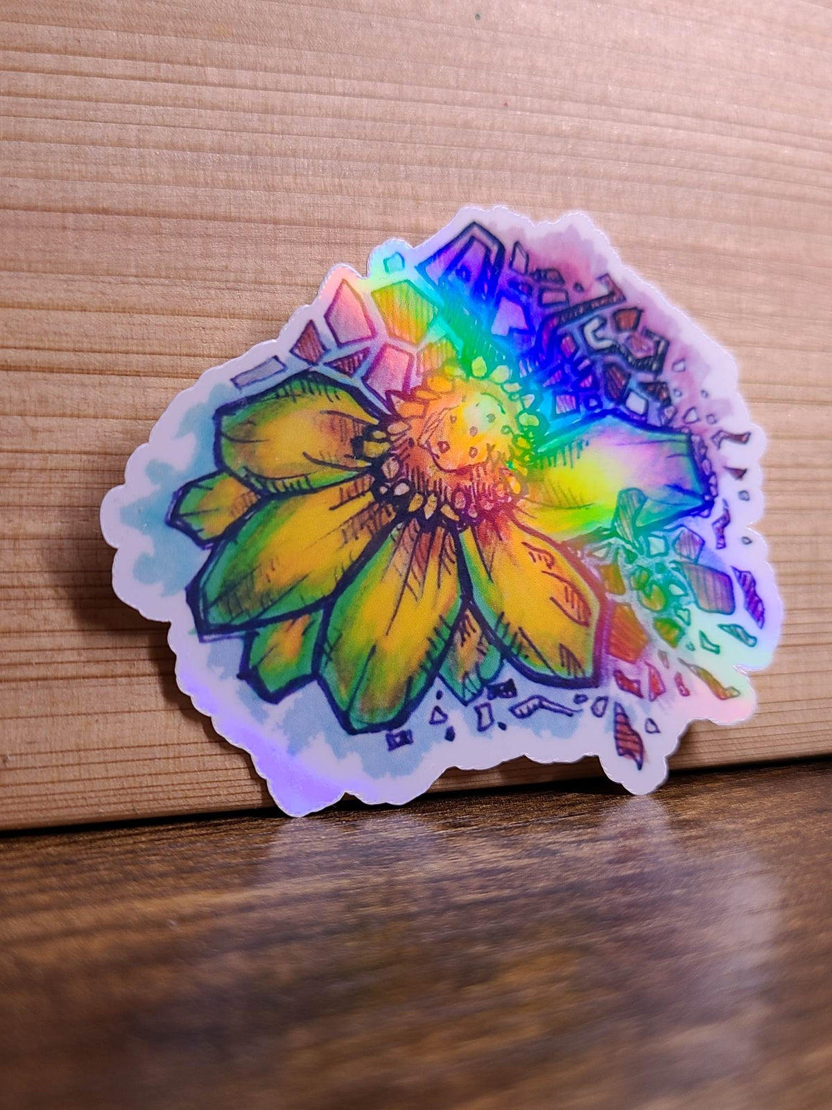 Flower Sticker Dc Flower Art Sticker – Grumpy Cajun